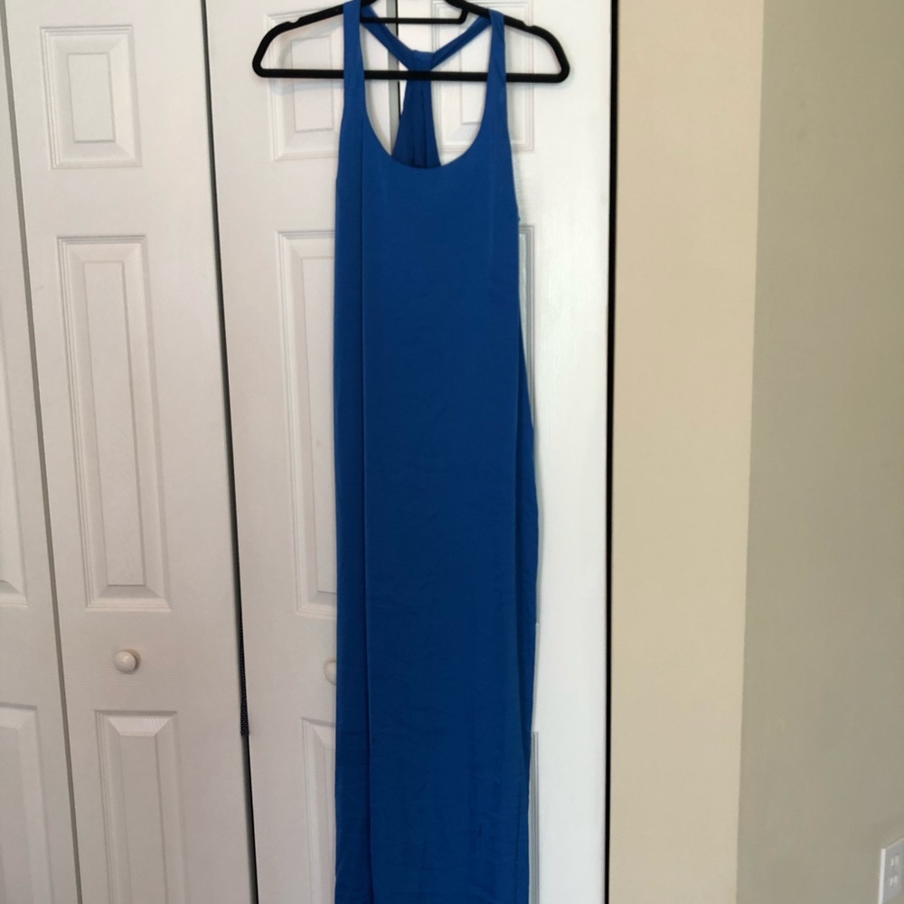 Royal blue maxi dress BCBG
